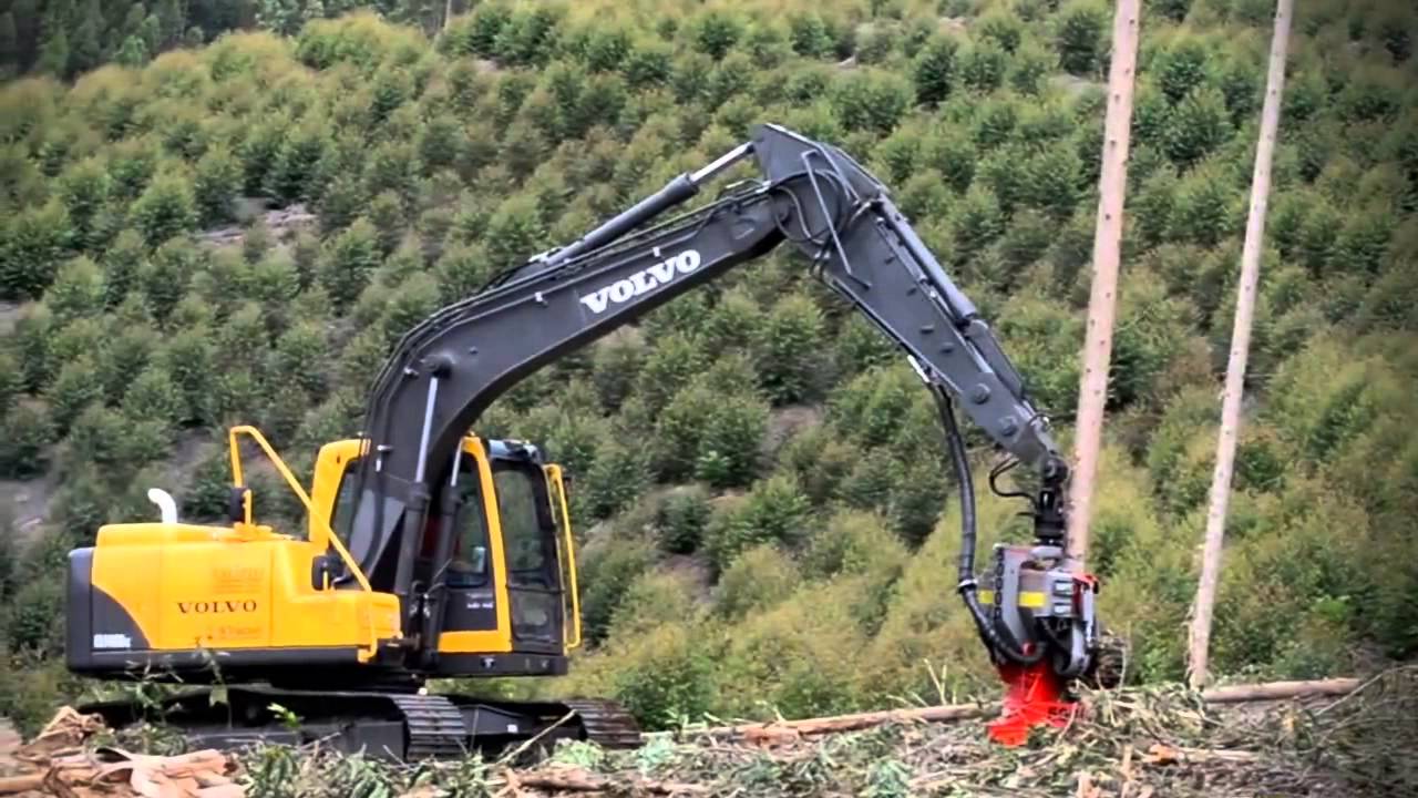 Harvester Volvo EC140BF with LogMax 5000D