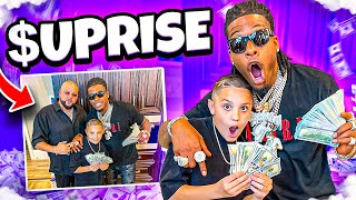 I SURPRISED A KID WITH $1300 FOR HIS 13TH BIRTHDAY!