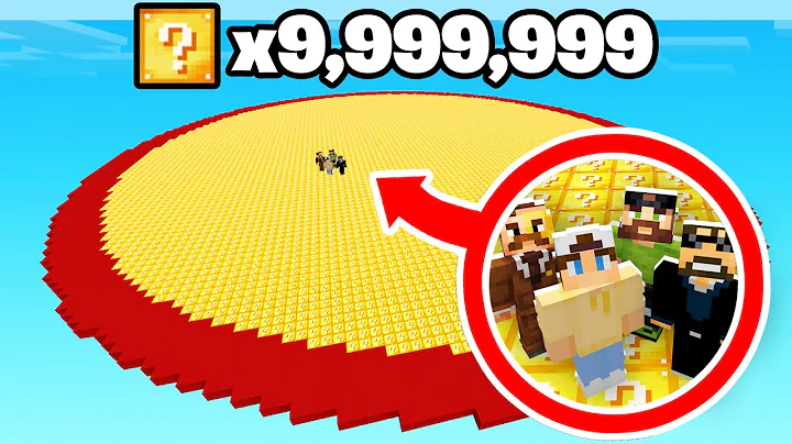 Minecraft, But Lucky Blocks = The World Size!