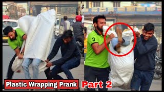 PLASTIC WRAPPING PEOPLE  PRANK Part2 - GONE WRONG| PRANK IN INDIA 2020| By TCI