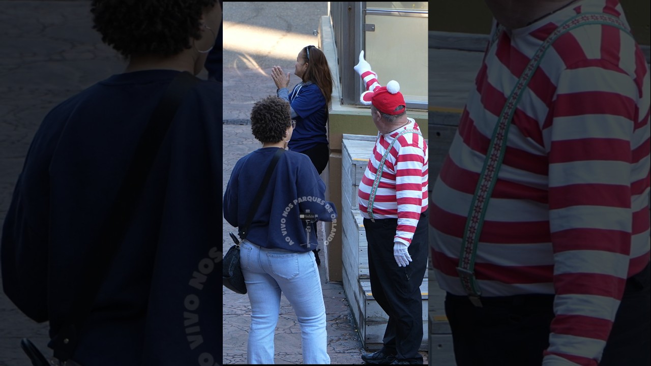 Tom o mímico só queria conseguir o melhor lugar para ela 😂🤣 #tomthemime #seaworldmime