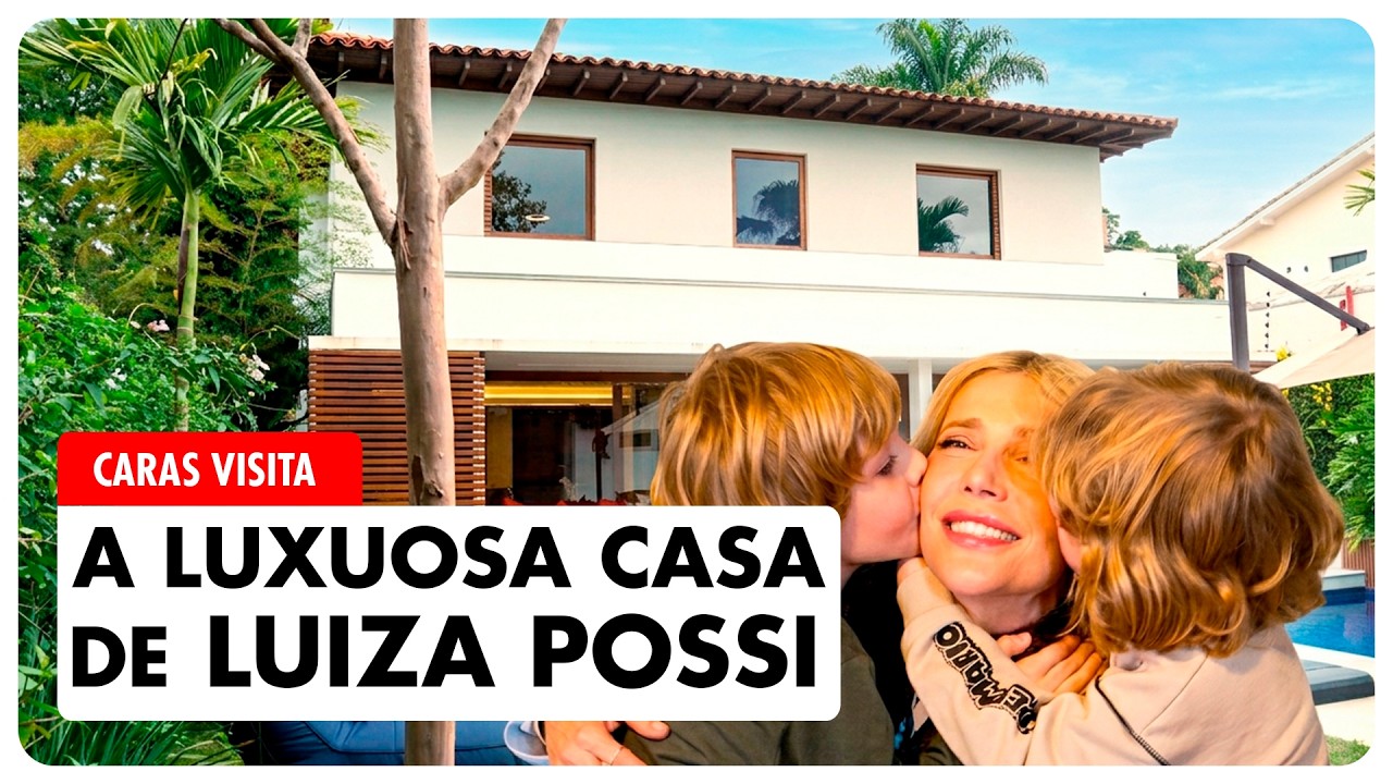 UM LUGAR INTIMISTA: LUIZA POSSI abre as portas de CASA e detalha FAMÍLIA e MÚSICA | CARAS VISITA #19