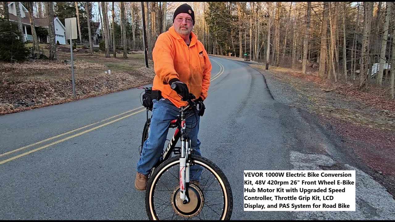 Photo inspiration: Picture Idea: Vevor 1000W Electric Bike Conversion Kit 48V 420Rpm 26 Front