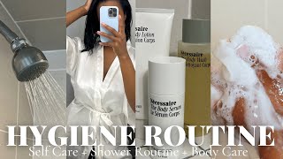 MORNING SHOWER ROUTINE | FEMININE HYGIENE, SELF CARE, BODY CARE,  MUST HAVE HYGIENE PRODUCTS
