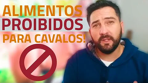 O que não pode dar para cavalo comer?