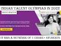 Indian talent olympiad ito  biggest olympiad organisation