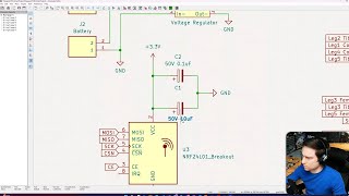 Hexapod PCB Redesign - Day 1 - Schematic