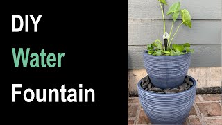 DIY Water Fountain