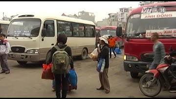 VTC14_Người dân đổ về thành phố sau kì nghỉ Tết