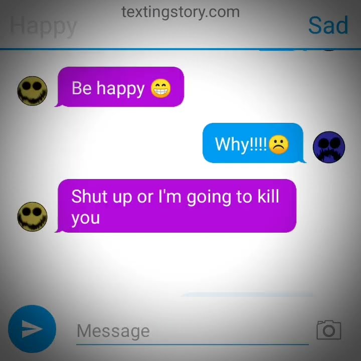 happy and sad texting - YouTube