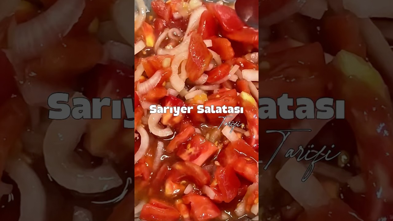 En kolay Sarıyer Salatası tarifi 🥗 hem de sadece 3 malzeme ile #pratiktarifler #salad