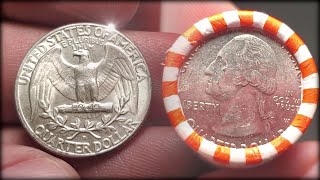 EPIC $2,500 QUARTER HUNT! COIN ROLL HUNTING QUARTERS!