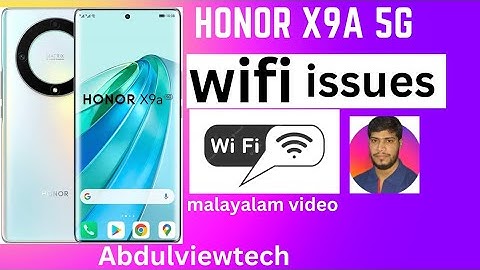 Honor x9a 5g wifi issues in malayalam #honorwifiproblem
