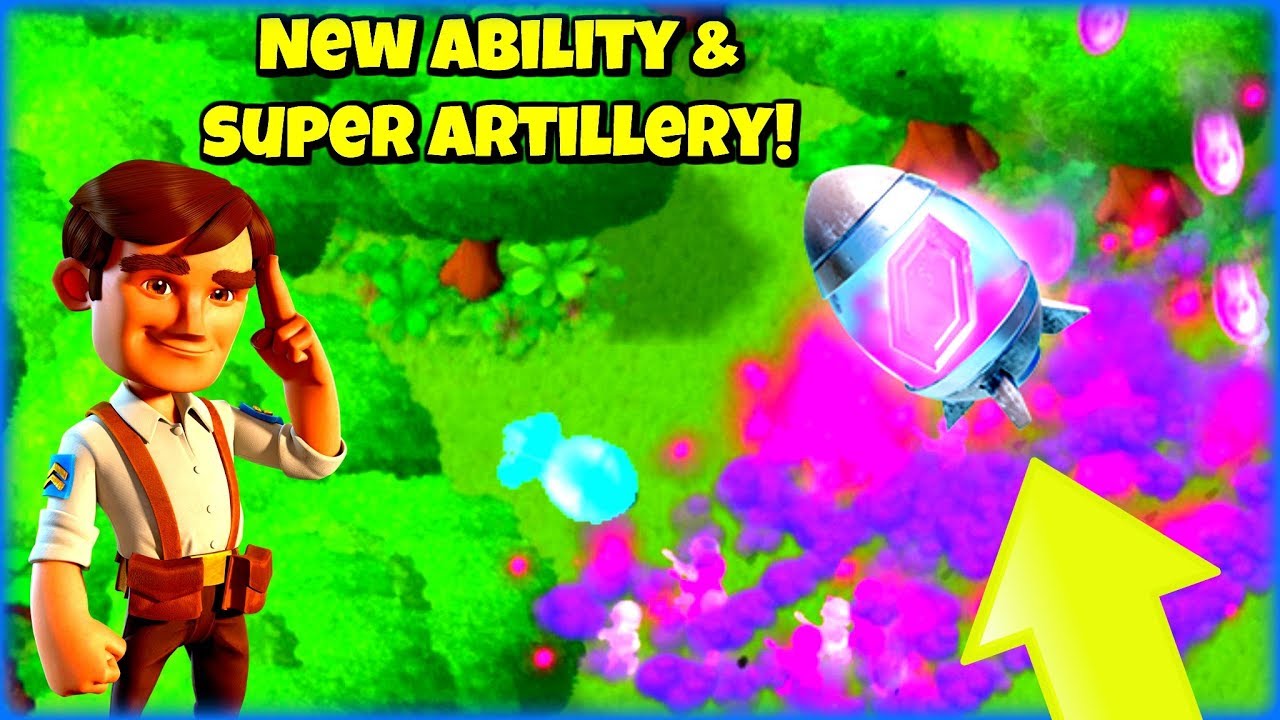 Boom Beach :: Super Artillery + New Ability [Second Wind] :: Solo Challenge!
