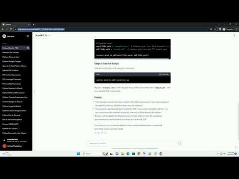 python code to convert word to pdf