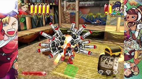 Power Stone (Attract Intro and Edward Falcon Playthrough)