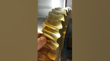 Bronze worm gear on a Doosan SMX CNC Machine!