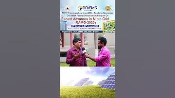 Valedictory Ceremony of AICTE-Sponsored ATAL Faculty Development Program on  Microgrids