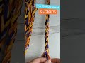 Multi-Color Sashiko Thread Braids