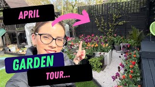 TOUR AROUND MY SPRING GARDEN -In April