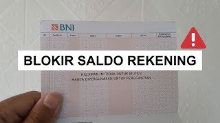How to Block a BNI Account Balance via BNI Mobile Banking