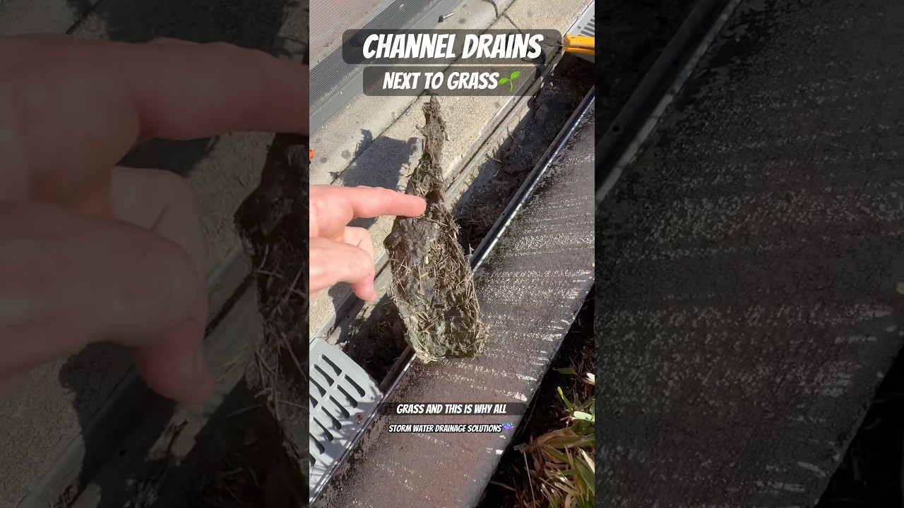 Channel Drains - Yard Drainage Tampa Florida - Storm Water Drainage Solutions -  Trench Drain