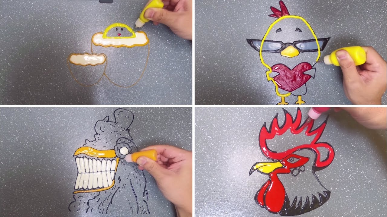 Chicken Pancake /Panqueca de frango / Tortita de pollo / panking 팬킹 /चिकन अपग्रेड पेनकेक्स/做煎饼/パンケーキ