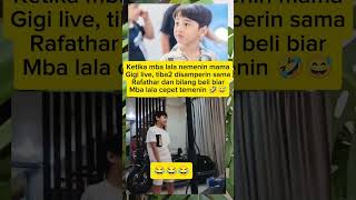 ketika mba lala lagi live disamperin rafathar biar cepet nemenin 😅 #shorts #rafathar