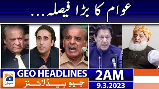 Geo News Headlines 02 Am 𝐏𝐨𝐥𝐢𝐭𝐢𝐜𝐬 & 𝐏𝐚𝐤𝐢𝐬𝐭𝐚𝐧𝐢 𝐏𝐞𝐨𝐩𝐥𝐞 9 March 2023