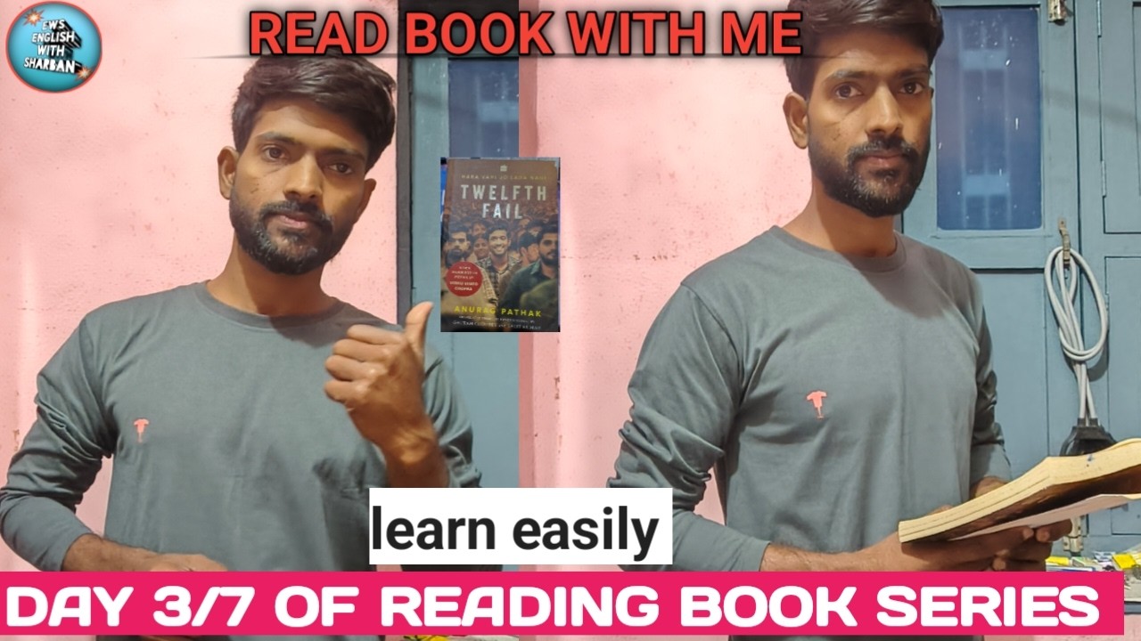DAY 3 OF READING BOOK SERIES || READ BOOK WITH ME @englishwithsharban #learnenglishwithme