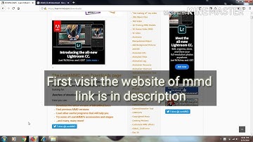 How to install mmd ( miku miku dance software in detail )