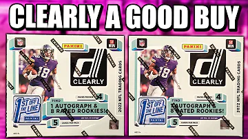 ONLY 1,700 FOTL BOXES MADE!!! | 2022 Panini Donruss Clearly NFL FOTL Box Review