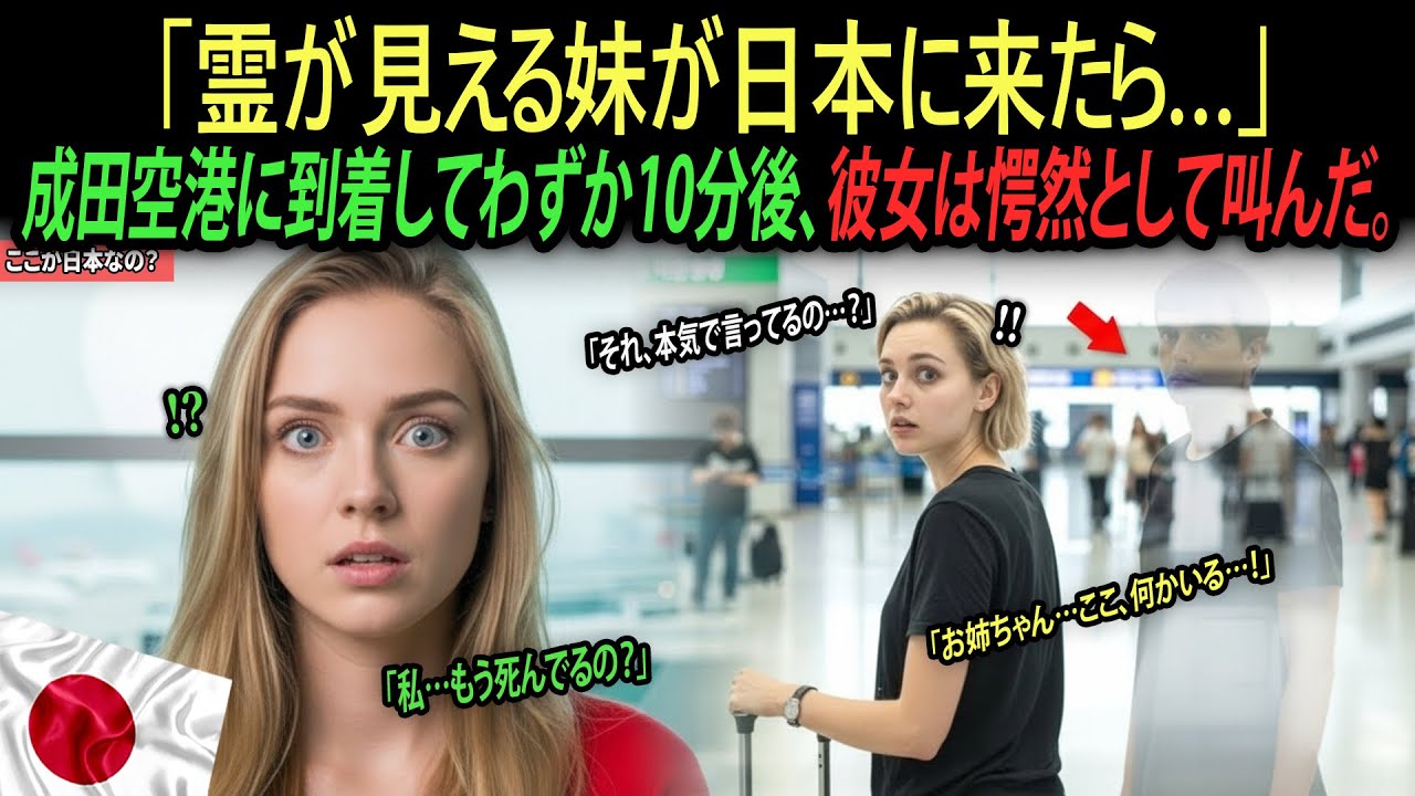 【海外感動ストーリー】「まるで霊が見えるかのように、すべてを見透かしていたアメリカ人の妹が―」成田空港に到着してわずか10分後、恐怖で愕然とした理由とは一体何だったのか！？