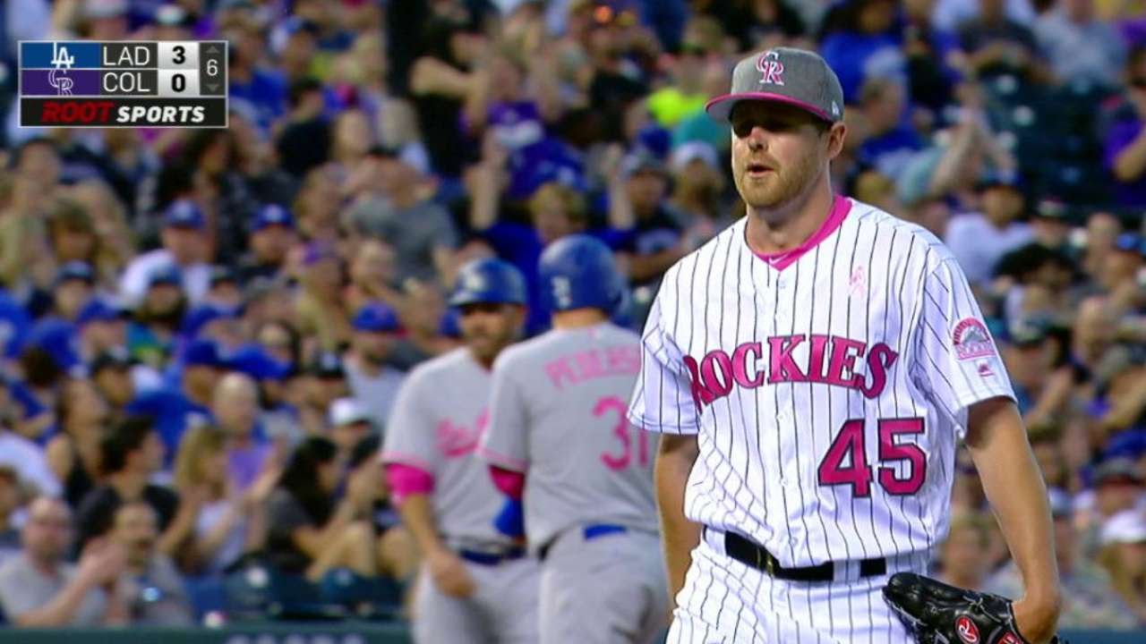 LAD@COL: Oberg fans Eibner with the bases loaded