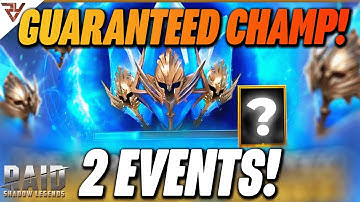 🚨Guaranteed champion event and more! | Raid Shadow Legends