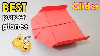 How to make a Paper airplane glider - BEST paper planes screenshot 1