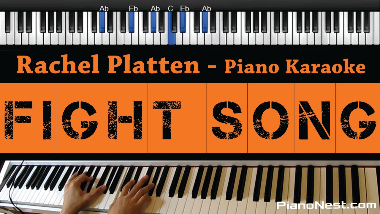 Rachel Platten - Fight Song - Piano Karaoke / Sing Along ...