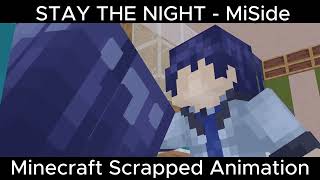 ♪ STAY THE NIGHT - MiSide | Minecraft Scrapped Animation