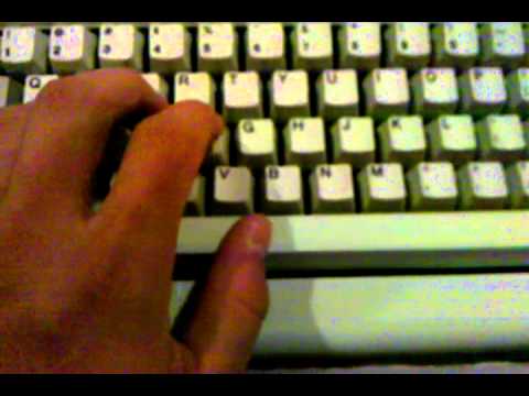 IBM Model F AT and Model M sound comparison