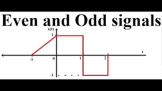 Even and Odd signals (Example 9)
