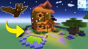 Minecraft Tutorial: How To Make A Haunted House "Halloween House Tutorial"