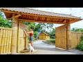 TIMELAPSE | Young Woman Builds Farm Gate Doors | Wooden Fences - Nhất Building