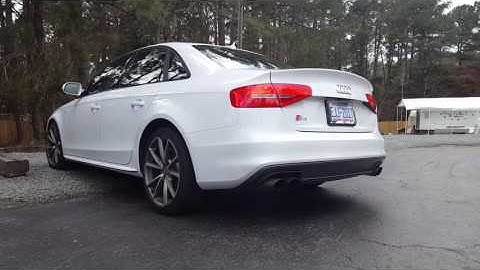 B8 Audi S4 exhaust resonator delete