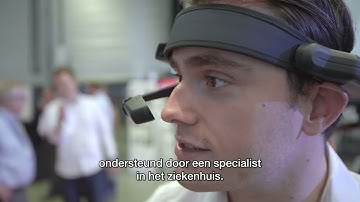 Remote assistance met 5G: dankzij augmented reality kunnen ambulanciers op afstand geholpen worden.