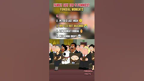 Ranking Family 5 Funniest Funeral moments⚱️. #shorts #familyguy #petergriffin #funny