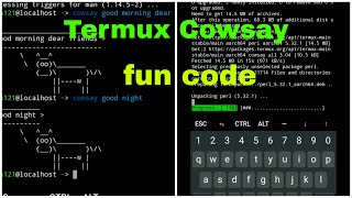 Cowsay Installation Fun With Termux