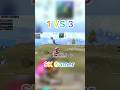 1 VS 3  PUBG mobile Bgmi gameplay video ✅ turning video  #youtube #viralvideo #shorts #short 🆚￼￼