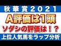 【秋華賞2021予想】ラップ分析のA評価は1頭！ソダシなど上位人気馬を特集