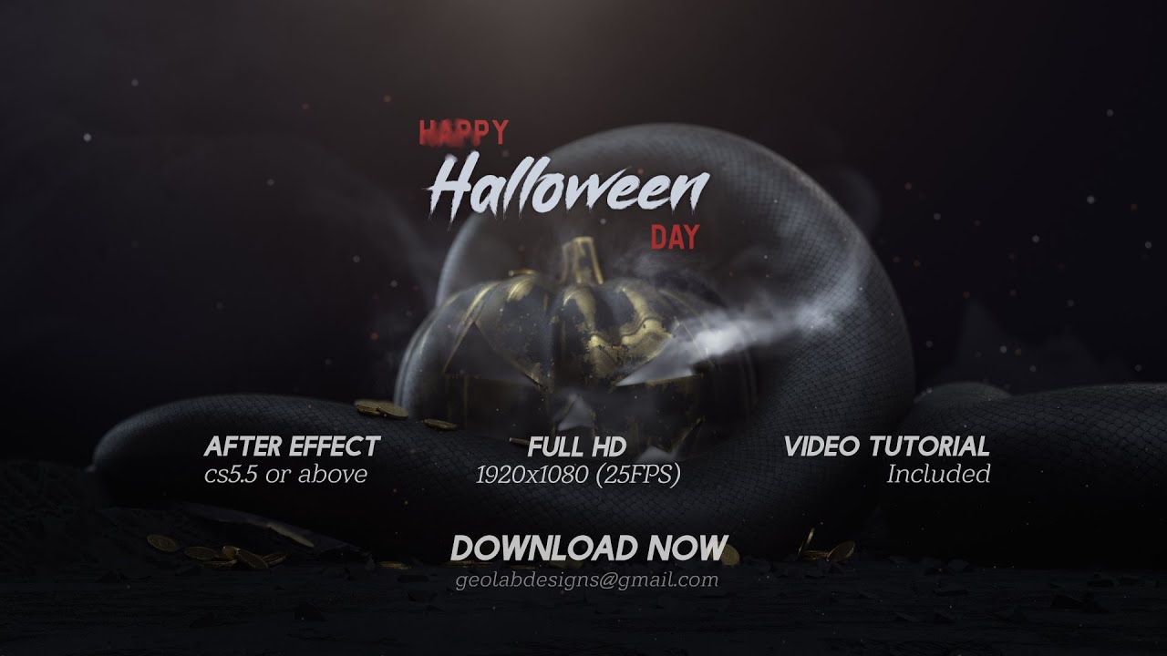 Halloween Day AE Template