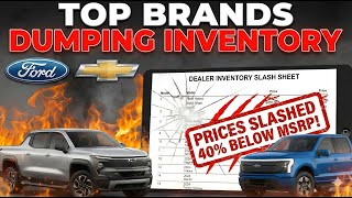 7 Car Brands DUMPING Inventory — Prices Slashed Up To 40% Below MSRP